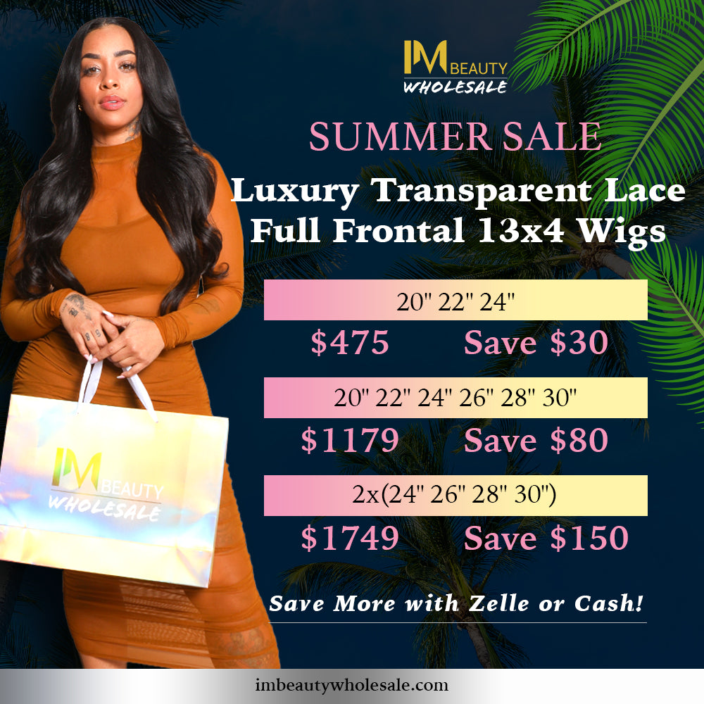 Luxury Transparent Lace Full Frontal 13x4 Wigs