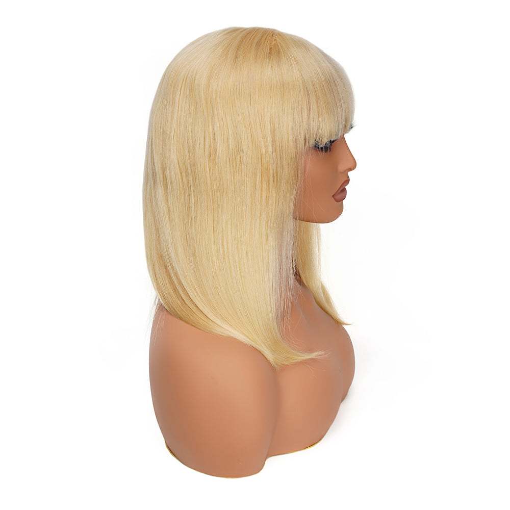 Straight 613 Bob Bang Wig 100% Human Hair