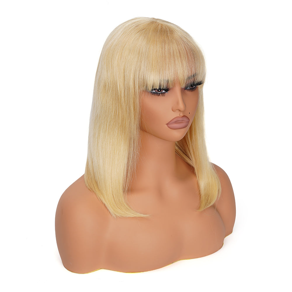Straight 613 Bob Bang Wig 100% Human Hair