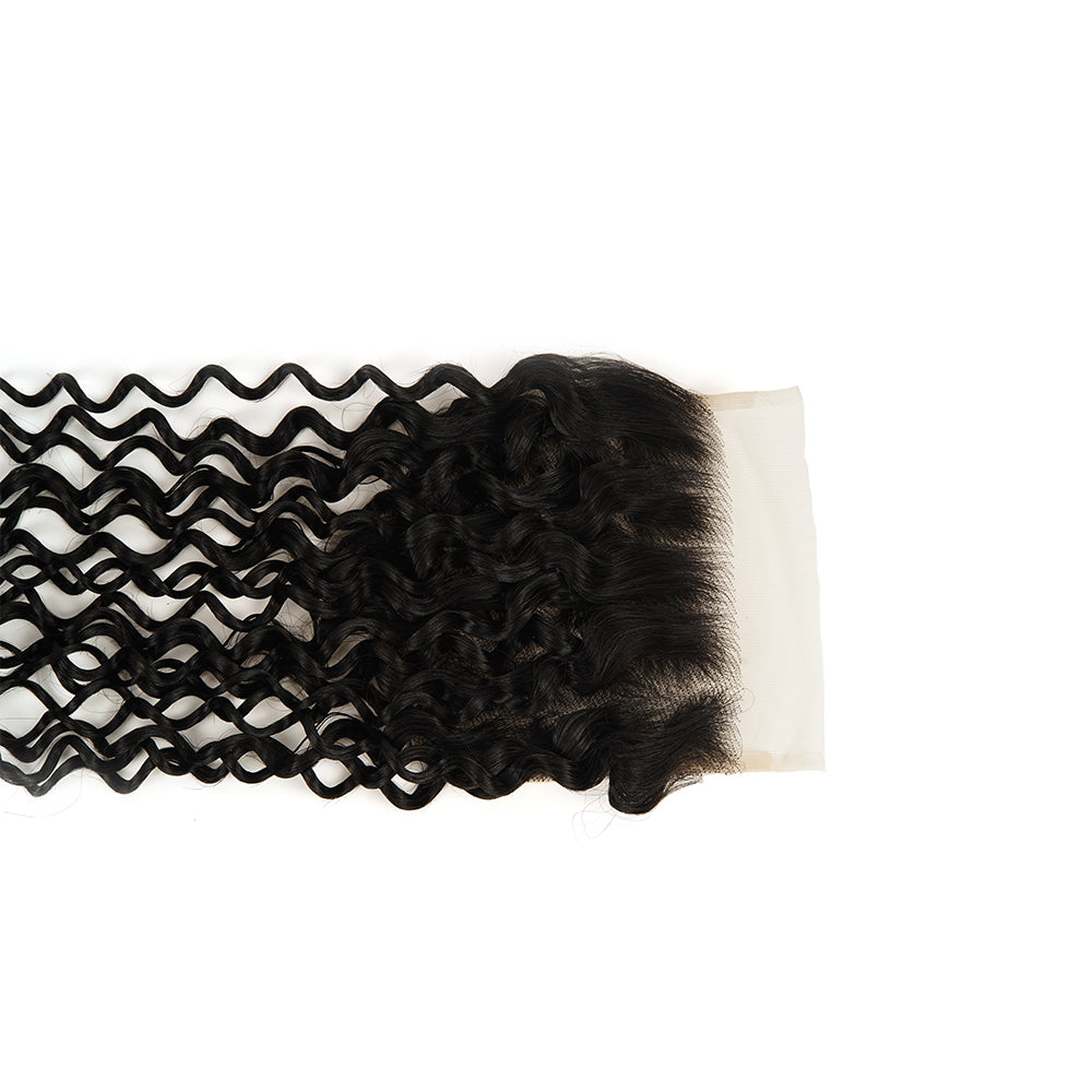 Exoctic Curly Natural Black 5*5 HD Closure, 100% Human Hair