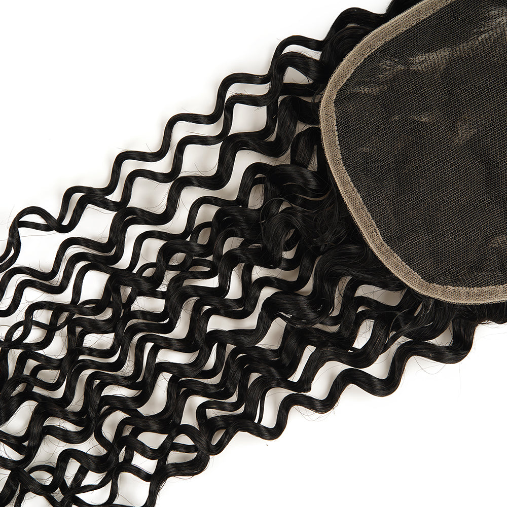 Exoctic Curly Natural Black 5*5 HD Closure, 100% Human Hair