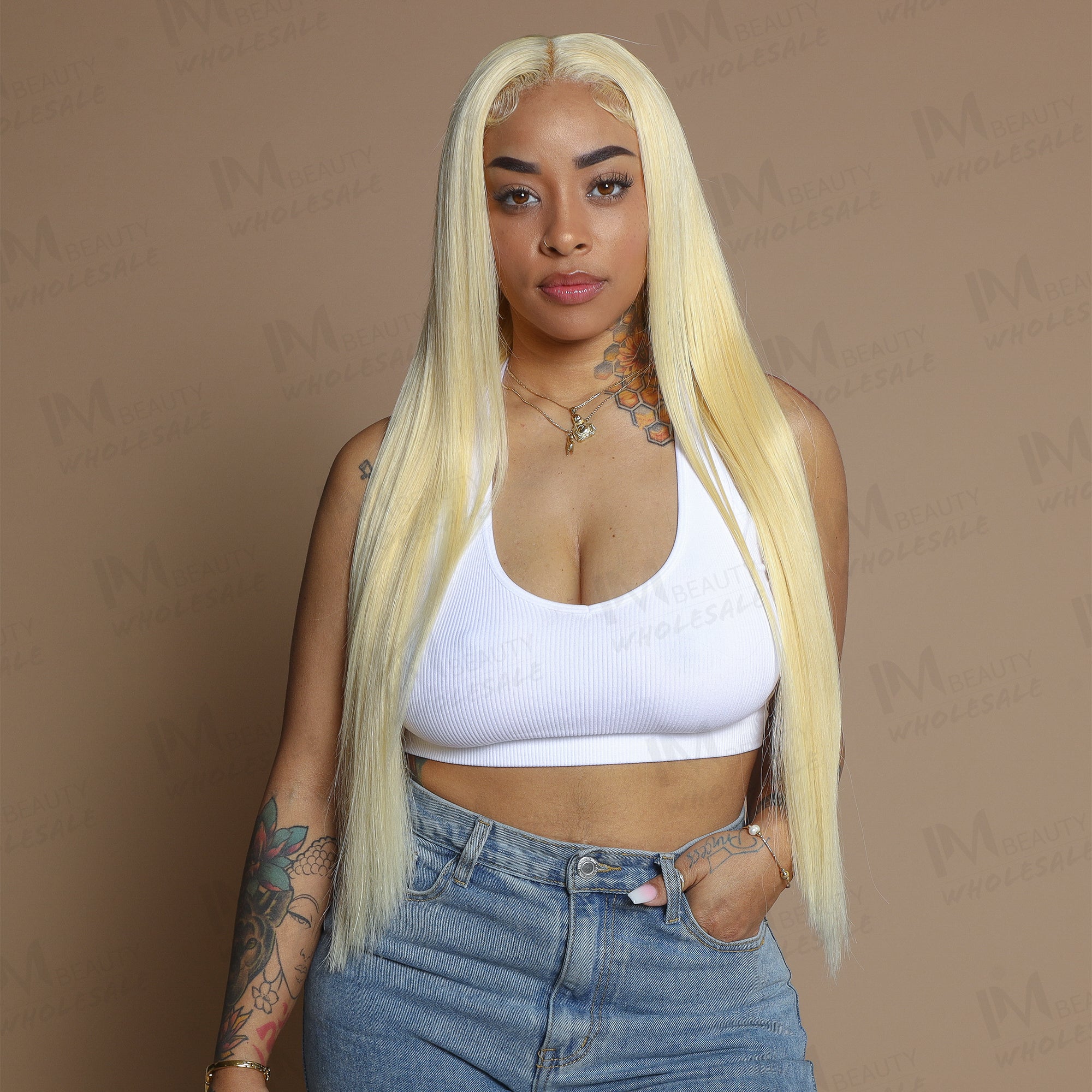 straight 613 full frontal wig 13*4 100% human hair