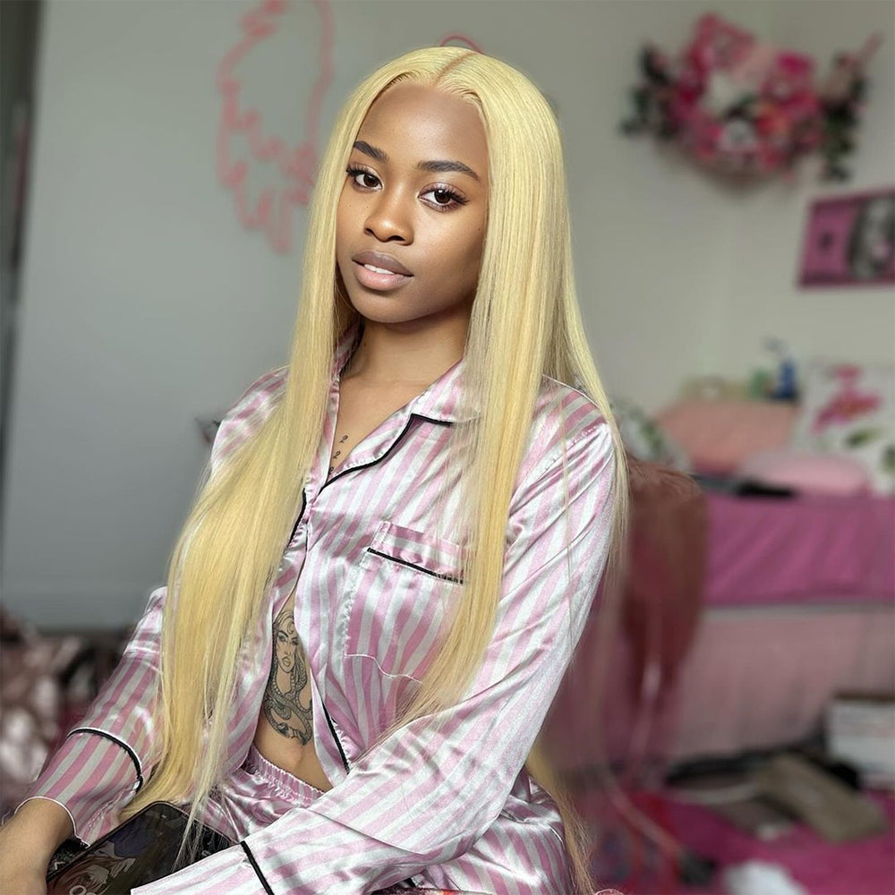 Straight 613 13*4 HD Frontal, 100% Human Hair