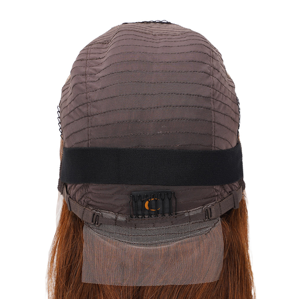 Straight Highlighted Piano HD Full Frontal Bob Wig 100% Human Hair