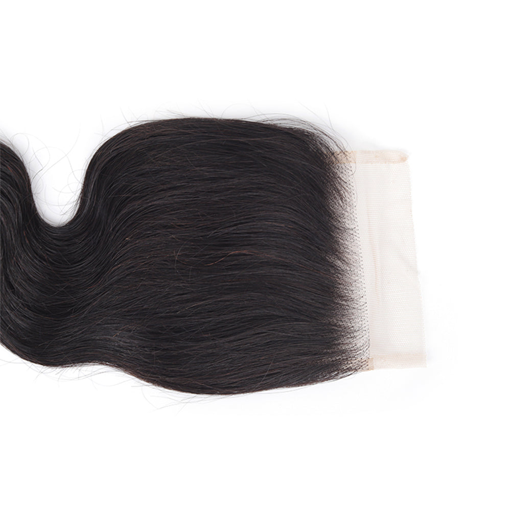 Body Wave 4*4 Transparent Closure, 100% Human Hair