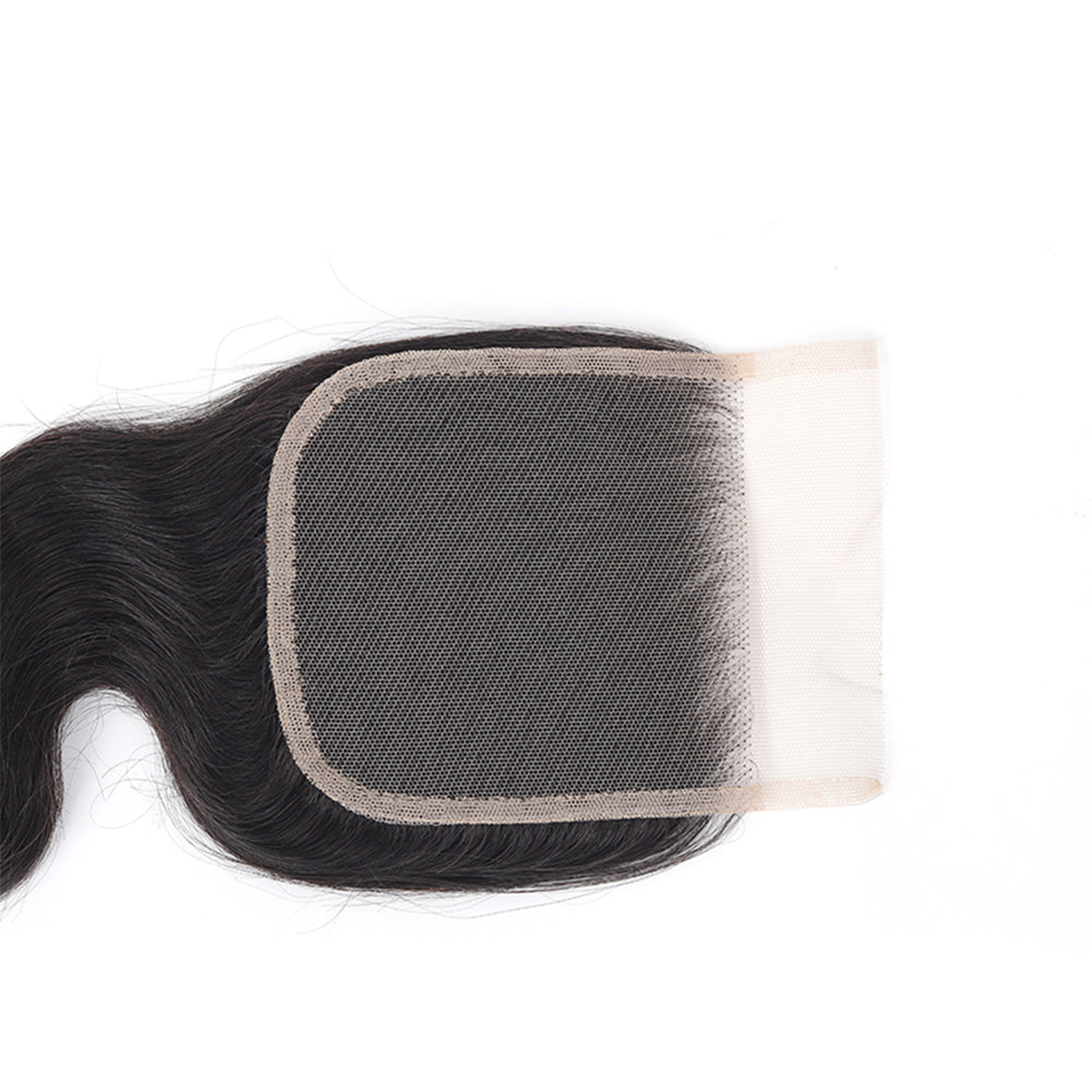 Body Wave 4*4 Transparent Closure, 100% Human Hair