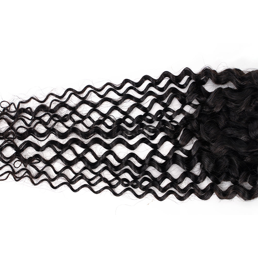 Kinky Curly 4*4 Transparent Closure, 100% Human Hair