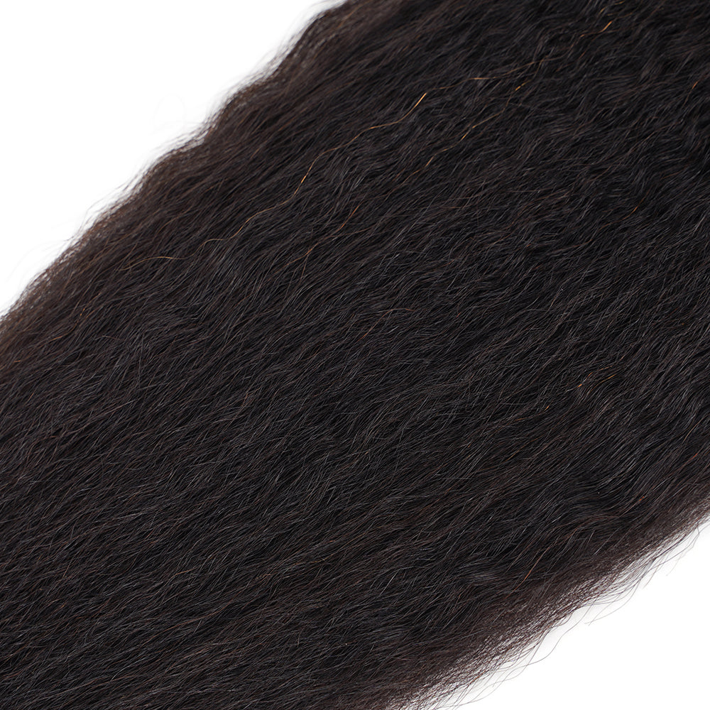 Kinky Straight 4*4 Transparent Closure, 100% Human Hair