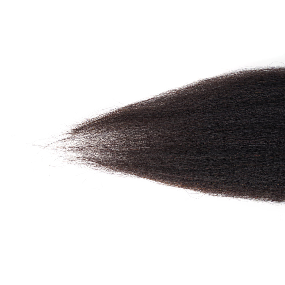 Kinky Straight 4*4 Transparent Closure, 100% Human Hair