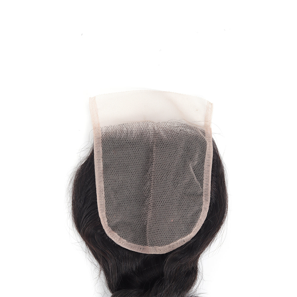 Loose Wave 4*4 Transparent Closure, 100% Human Hair