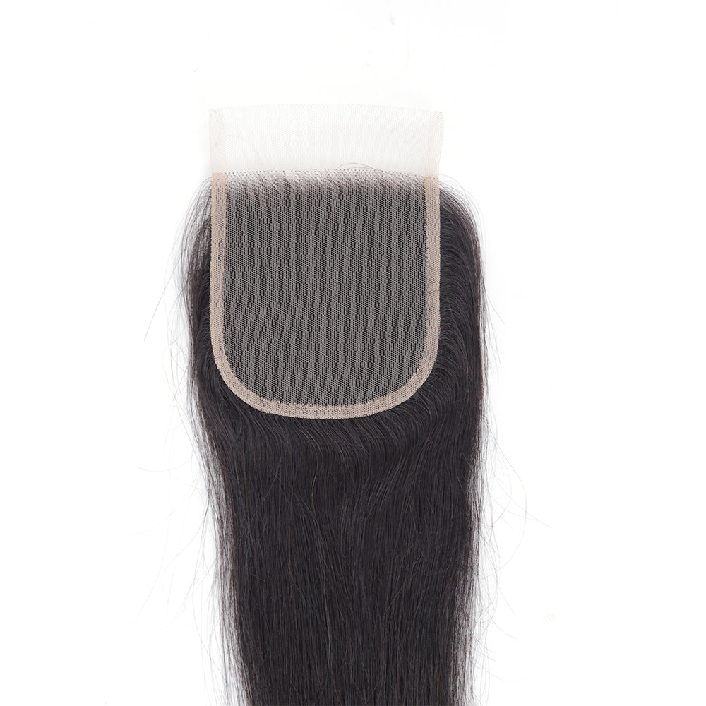 Straight 4*4 Transparent Closure, 100% Human Hair