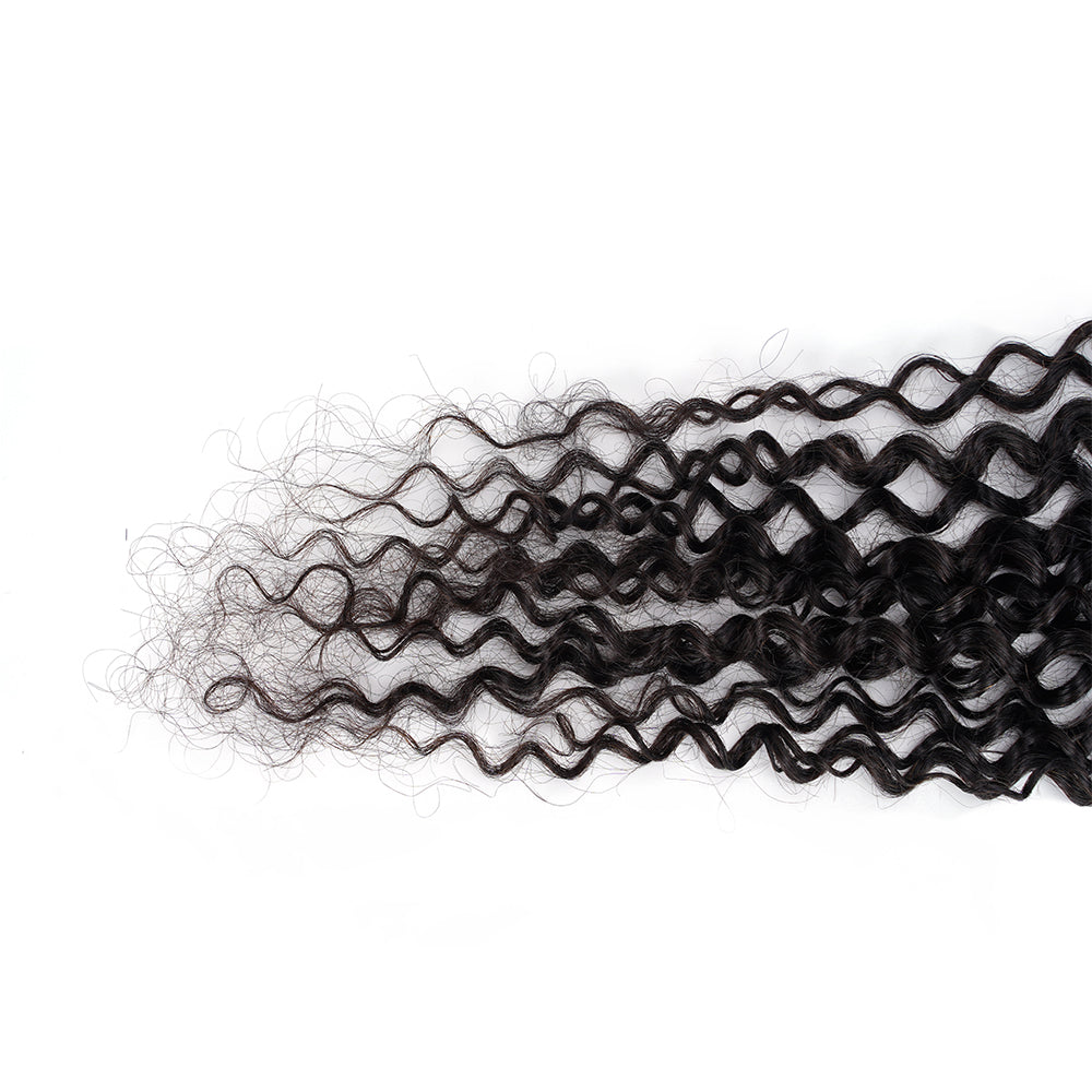 Water Wave 4*4 Transparent Closure, 100% Human Hair