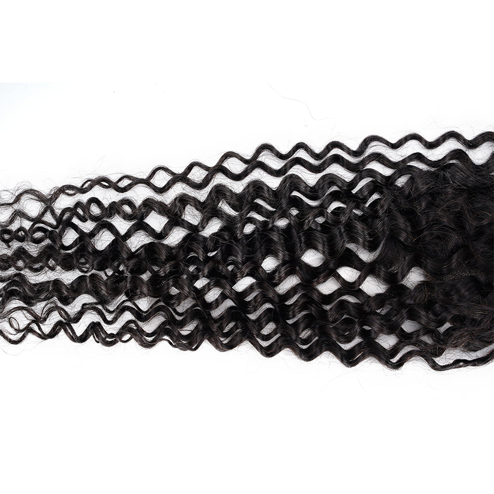 Water Wave 4*4 Transparent Closure, 100% Human Hair