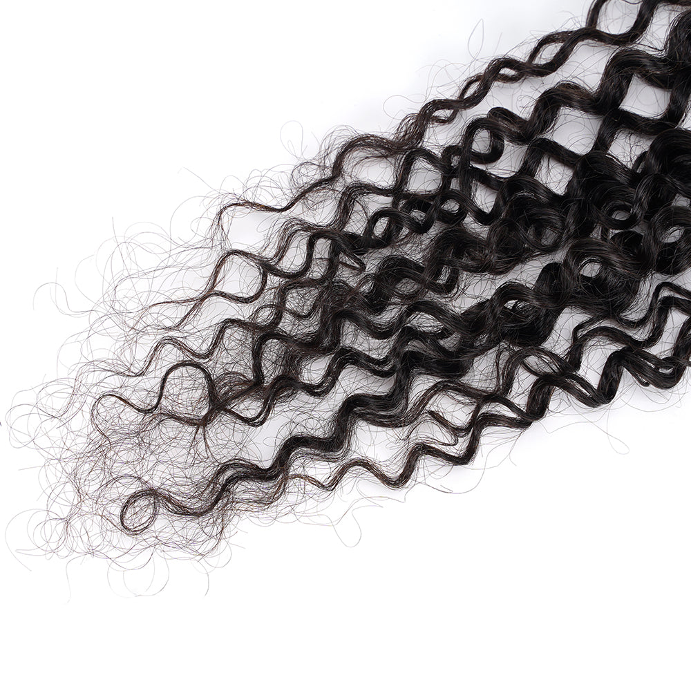 Water Wave 4*4 Transparent Closure, 100% Human Hair