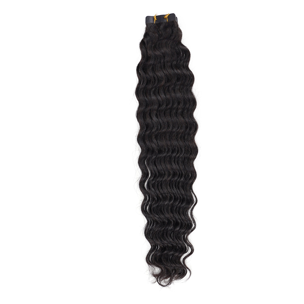 Premium Quality Deep Wave Tape In Virgin Hair