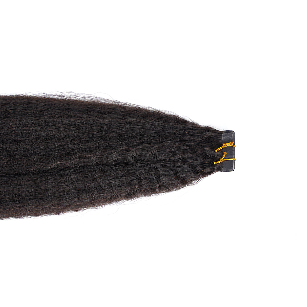 Premium Quality Yaki Straight Tape In Virgin Hair Bundle