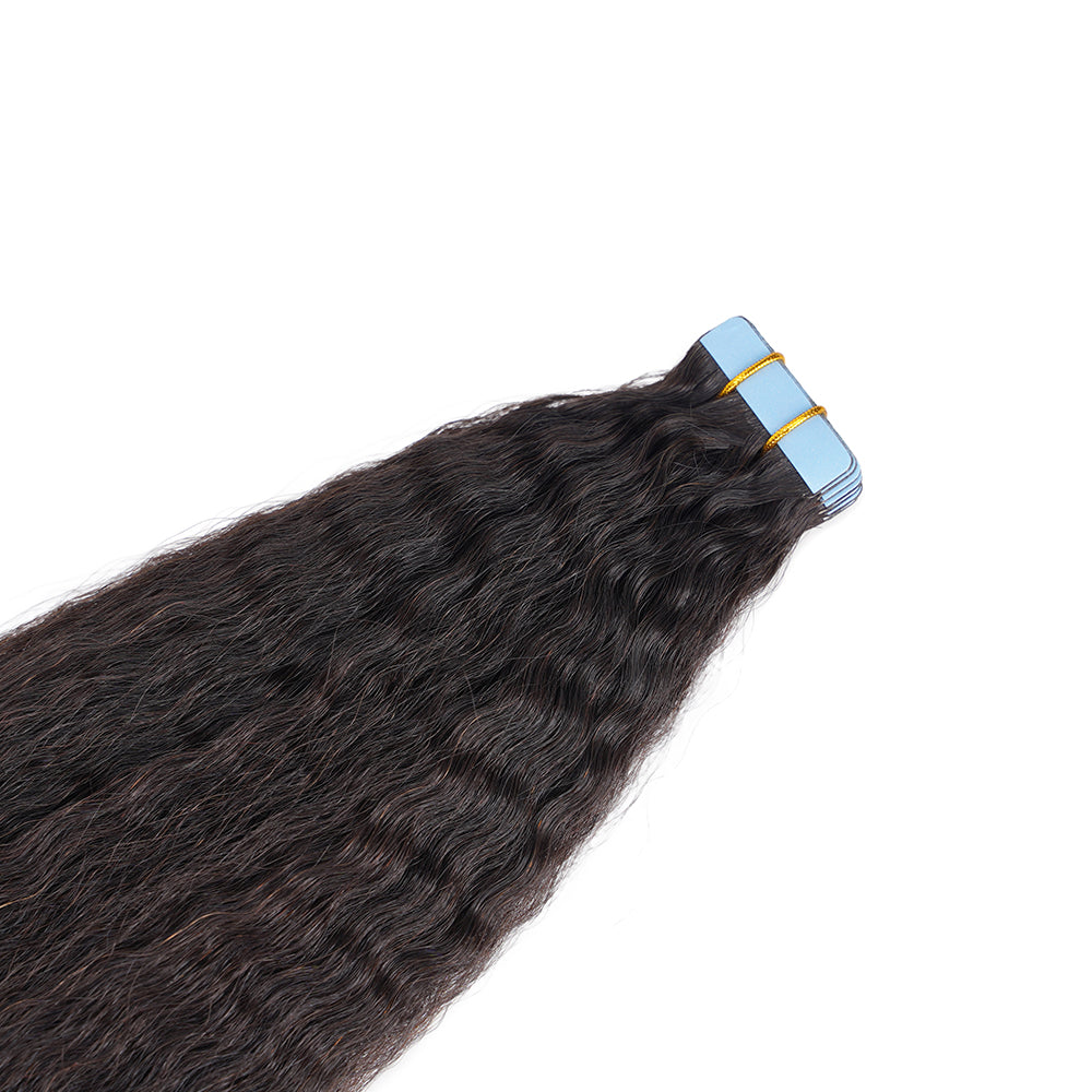 Premium Quality Yaki Straight Tape In Virgin Hair Bundle