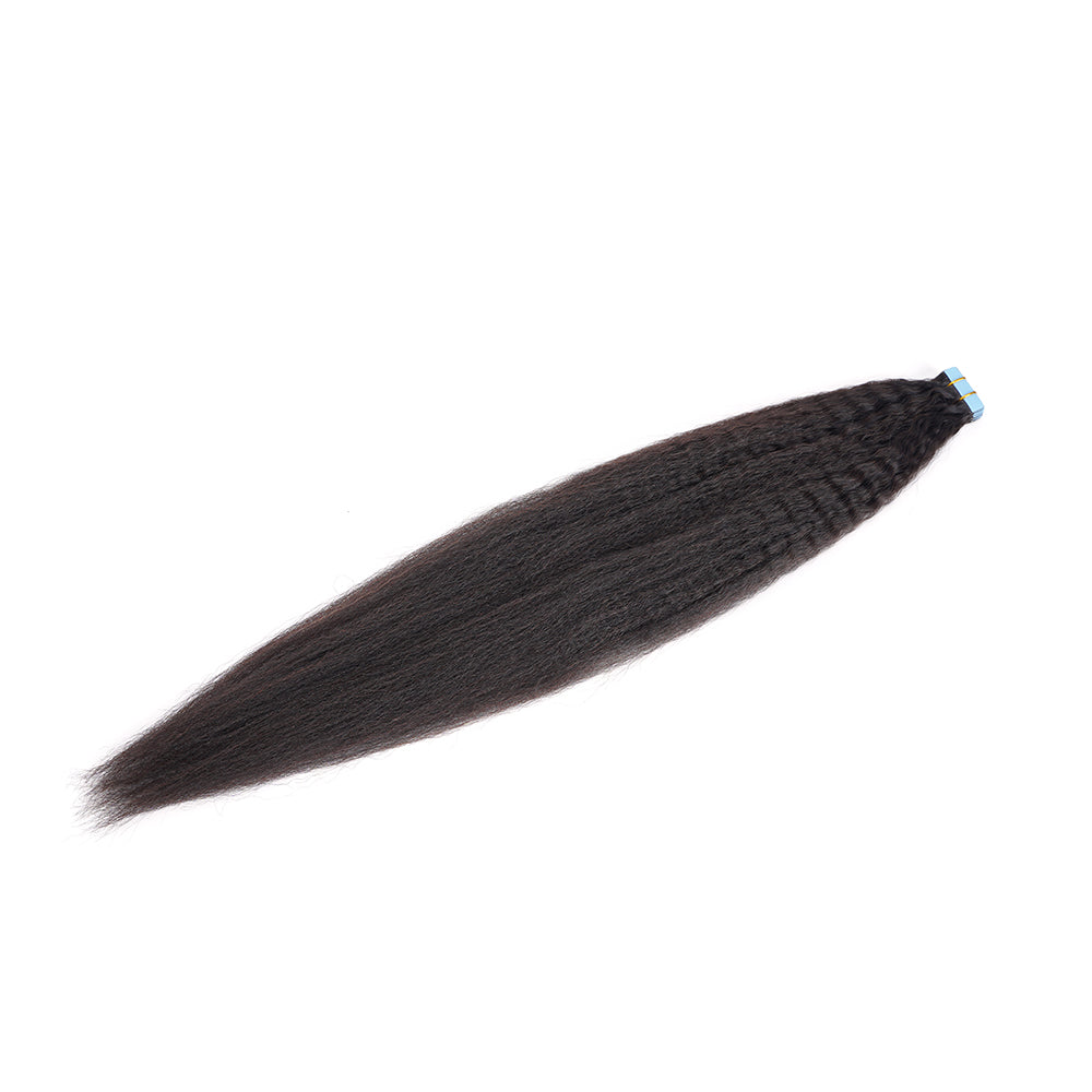 Premium Quality Yaki Straight Tape In Virgin Hair Bundle