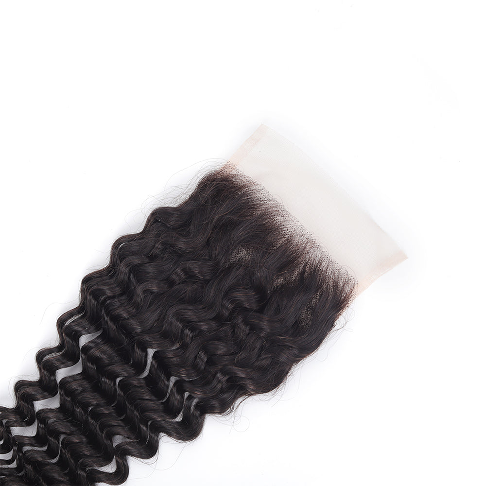Deep Wave 5*5 Transparent Closure, 100% Human Hair