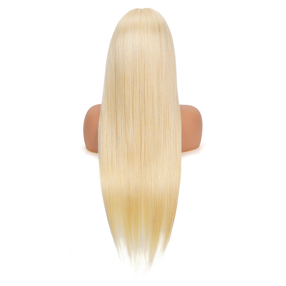 Straight 613 Wig Transparent Lace Closure 4*4 100% Human Hair