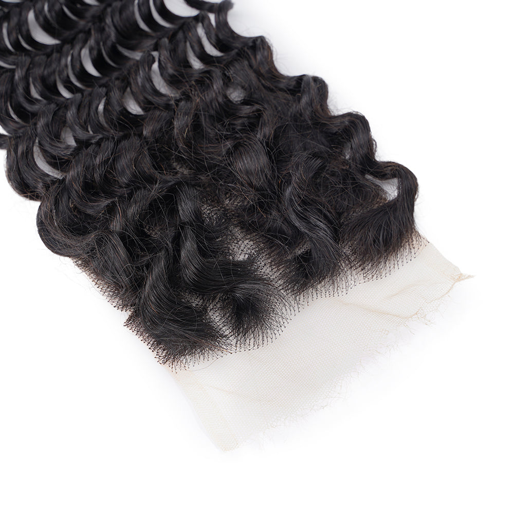 Deep Wave 4*4 HD Closure, 100% Human Hair
