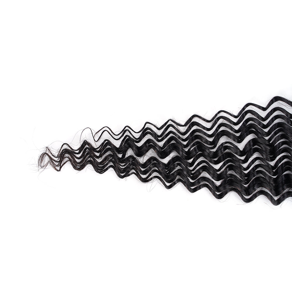 Deep Wave 4*4 HD Closure, 100% Human Hair