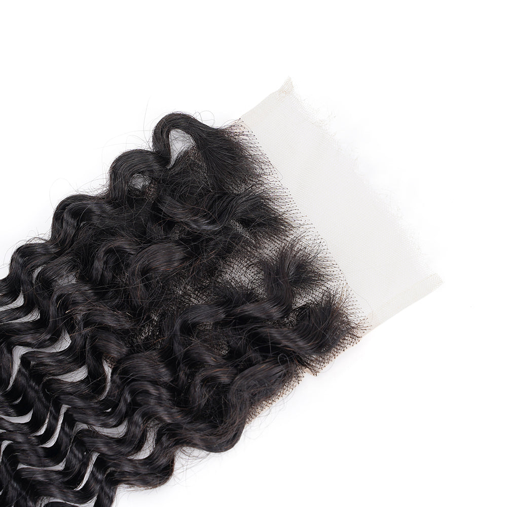 Deep Wave 4*4 HD Closure, 100% Human Hair