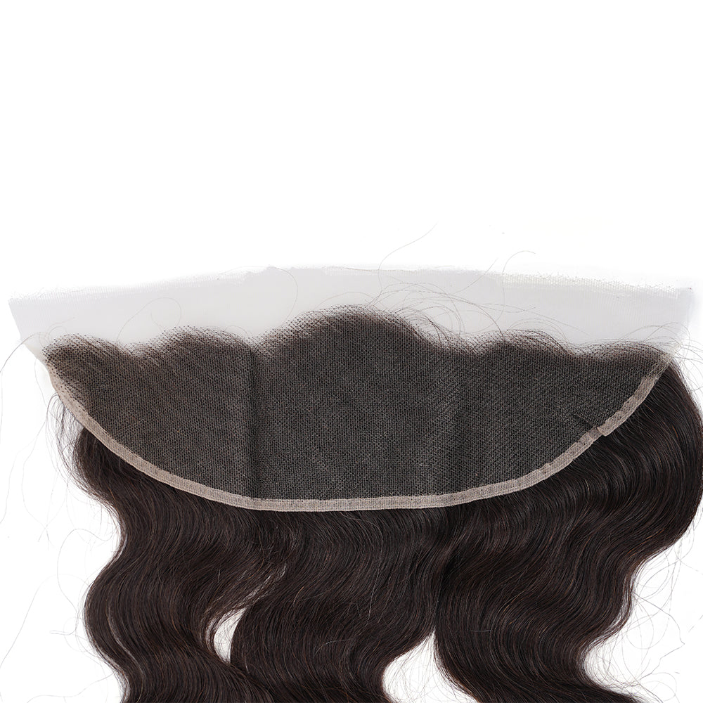 Body Wave Natural Black 13*4 HD Frontal, 100% Human Hair
