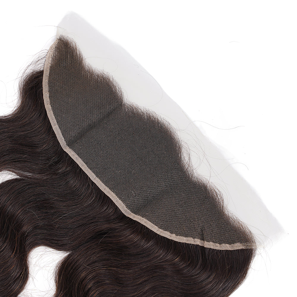 Body Wave Natural Black 13*4 HD Frontal, 100% Human Hair