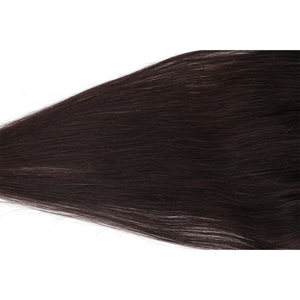 Straight Natural Black 13*4 HD Frontal, 100% Human Hair