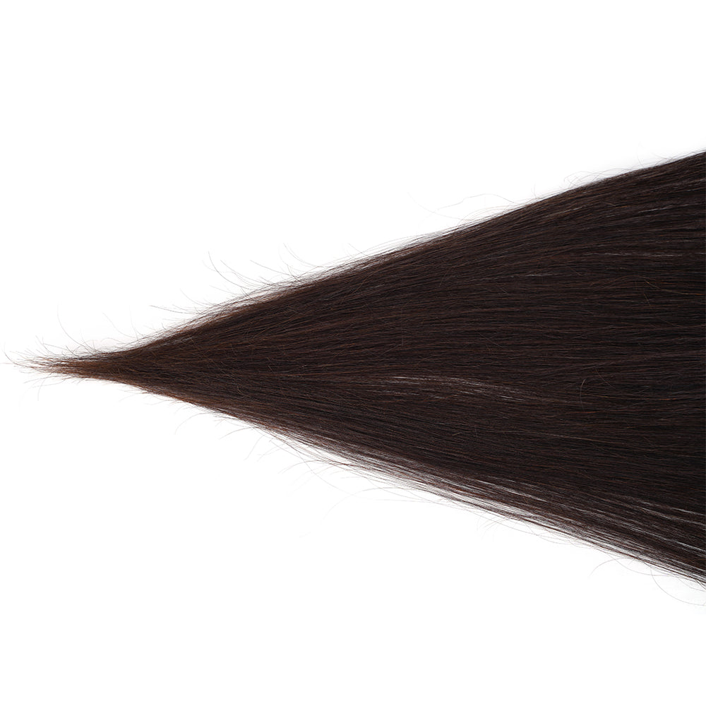 Straight Natural Black 13*4 HD Frontal, 100% Human Hair