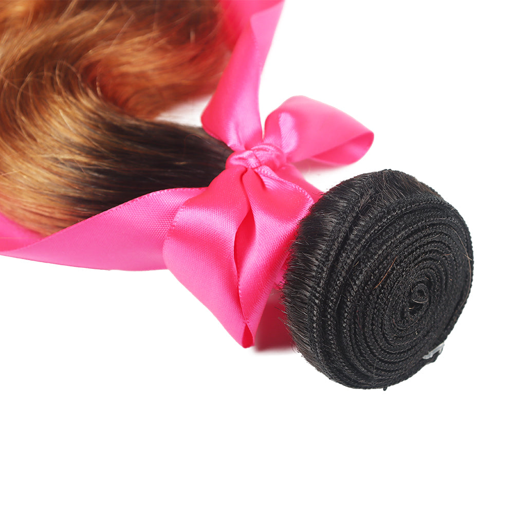 Everyday Grade Honey Blonde Ombre Indian Virgin Hair Bundles Body Wave