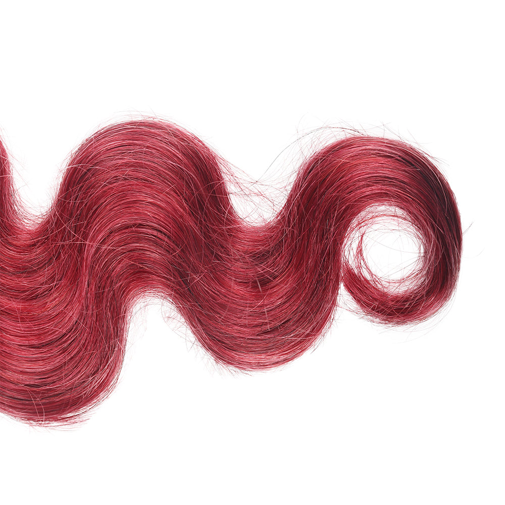 Everyday Grade Purple Ombre Indian Virgin Hair Bundles Body Wave