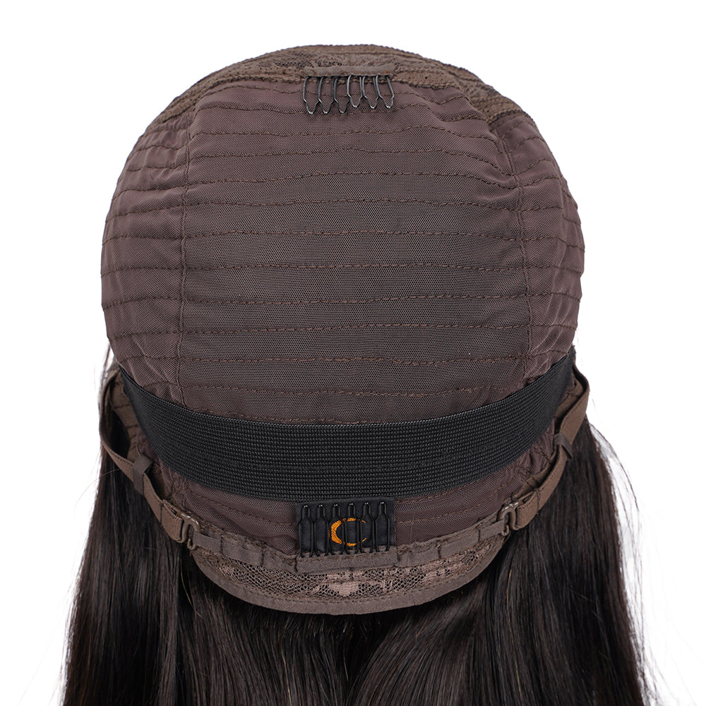 Straight Natural Black Bob Wig HD Lace Closure 5*5 100% Human Hair