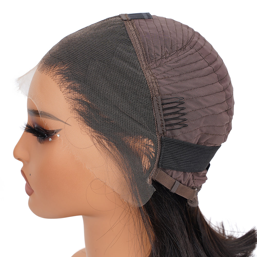 Straight HD Full Frontal Bob Wig 100% Human Hair