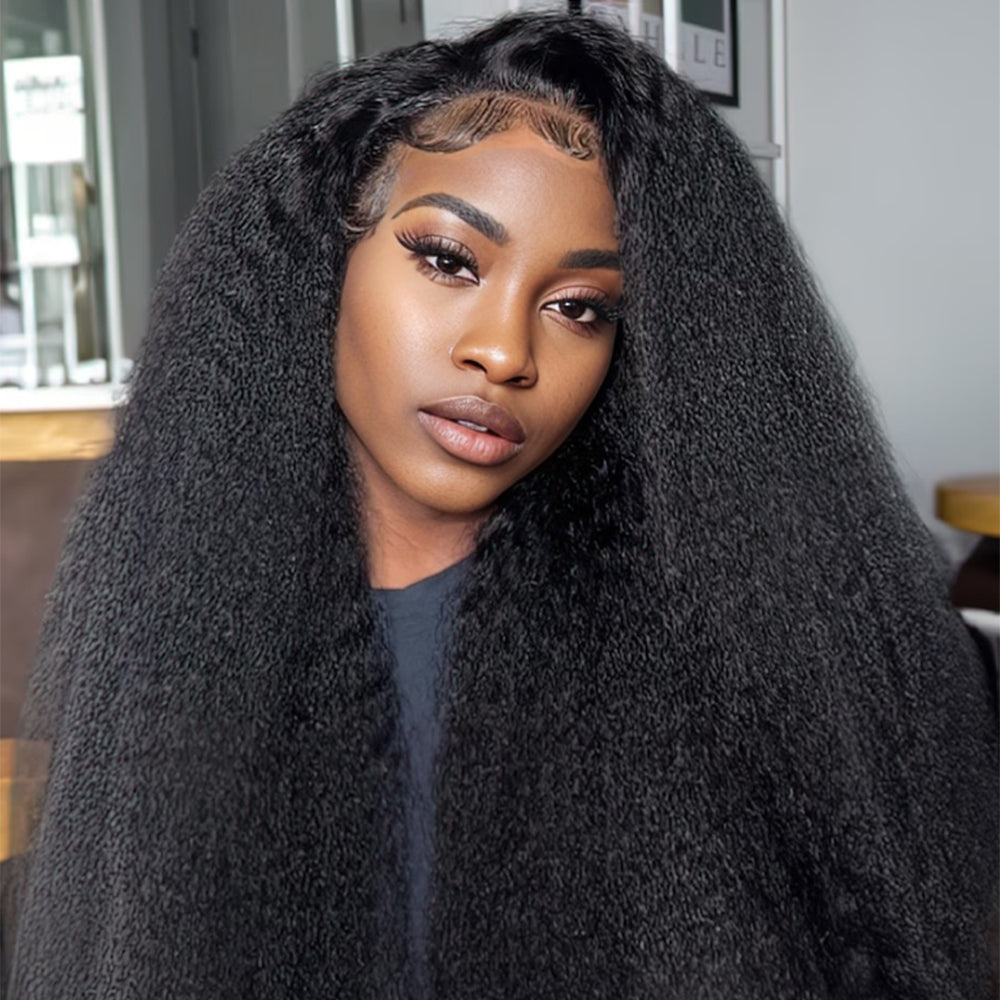 Kinky Straight 4*4 Transparent Closure, 100% Human Hair