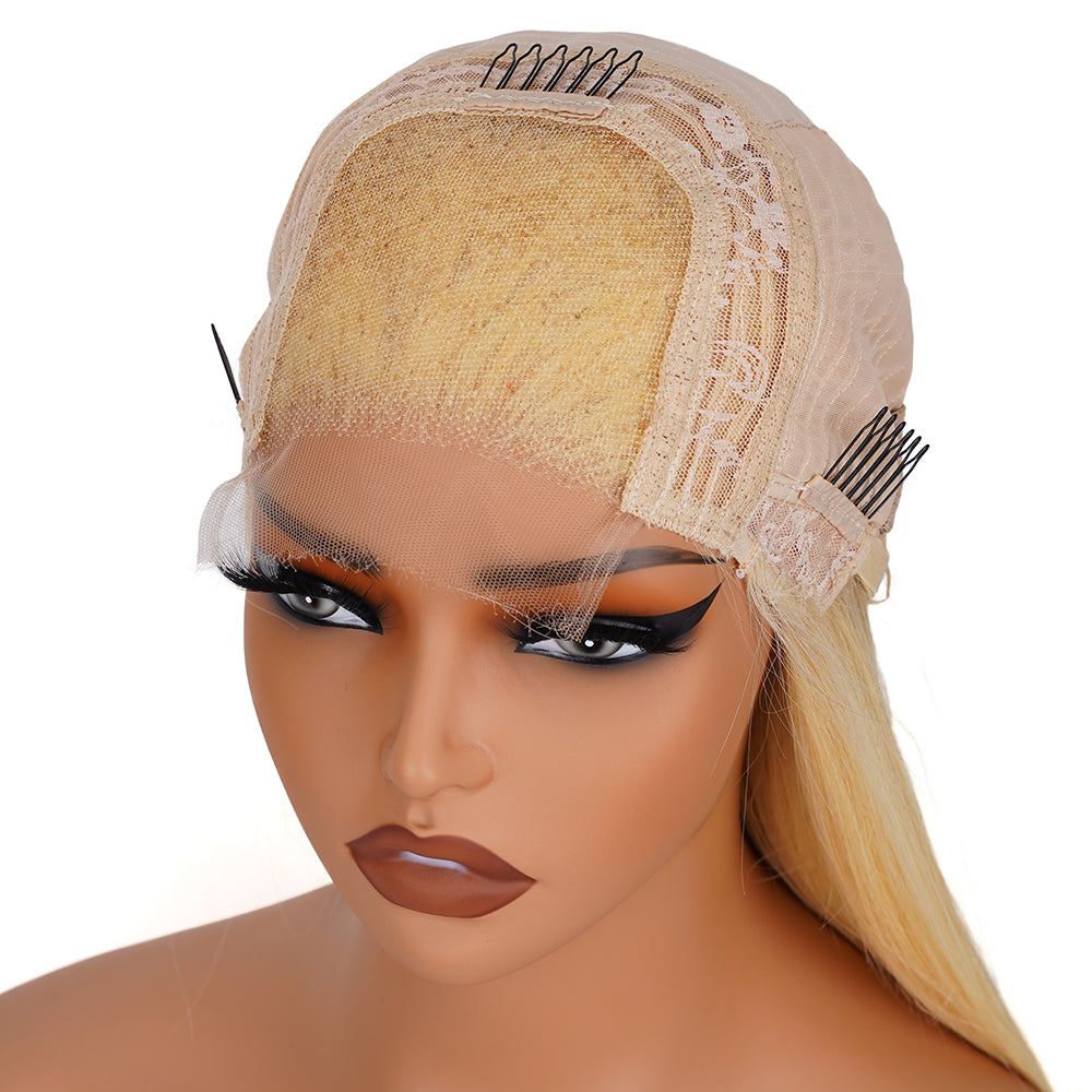 Straight 613 Wig HD Lace Closure 4*4 100% Human Hair