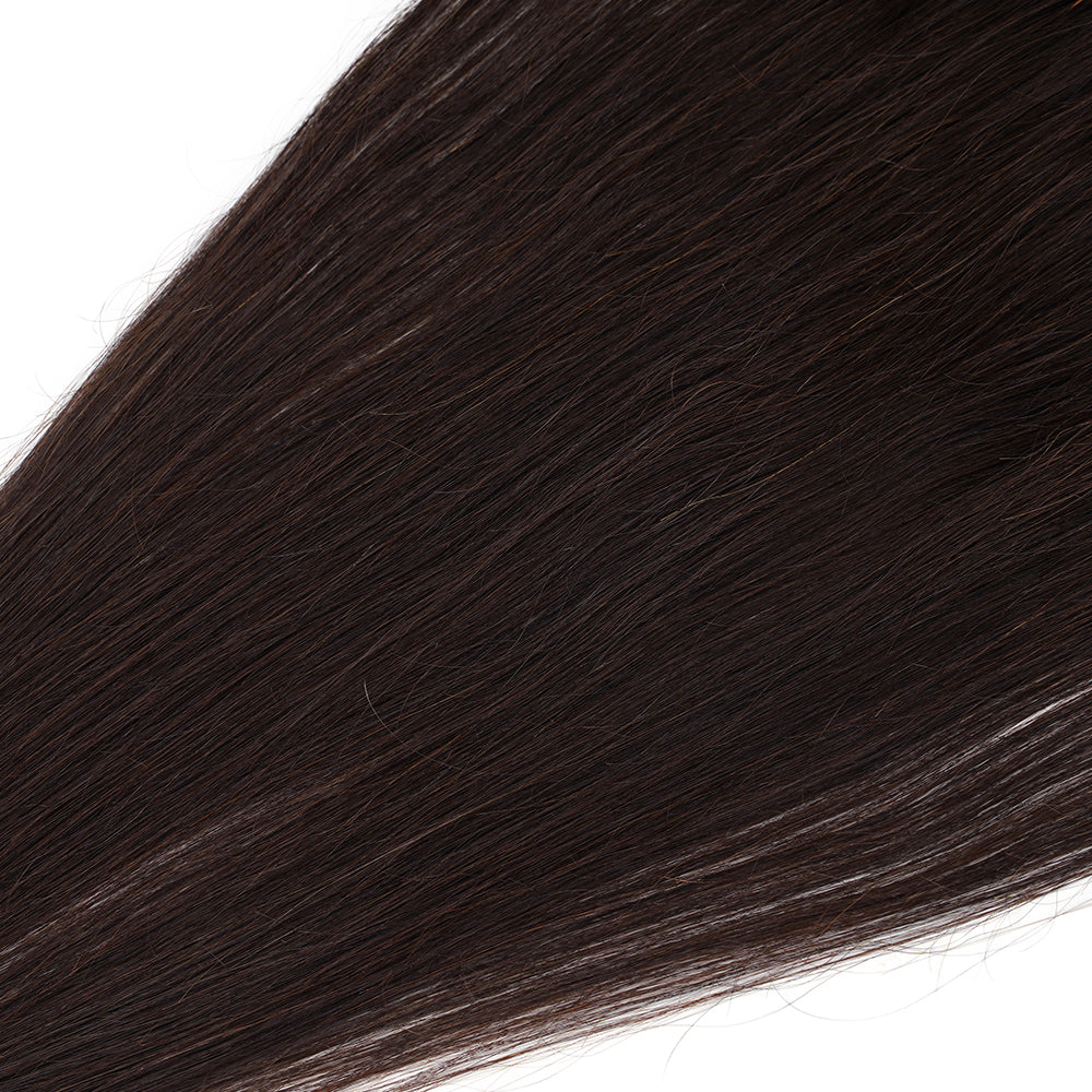 Straight Natural Black 13*4 HD Frontal, 100% Human Hair