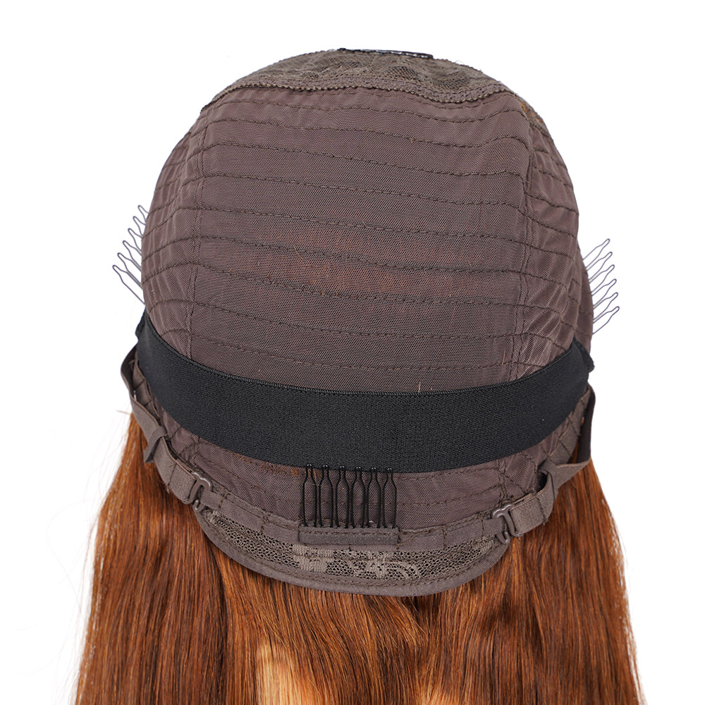 Straight Highlighted Piano Wig HD Lace Closure 4*4 100% Human Hair